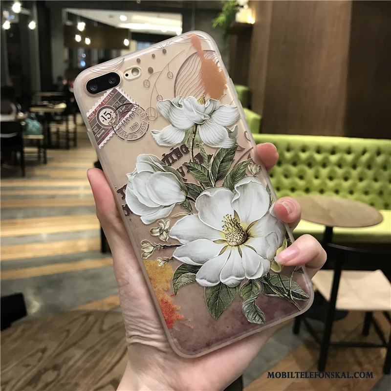 iPhone 8 Skal Telefon All Inclusive Skydd Silikon Fodral Rosa Lättnad