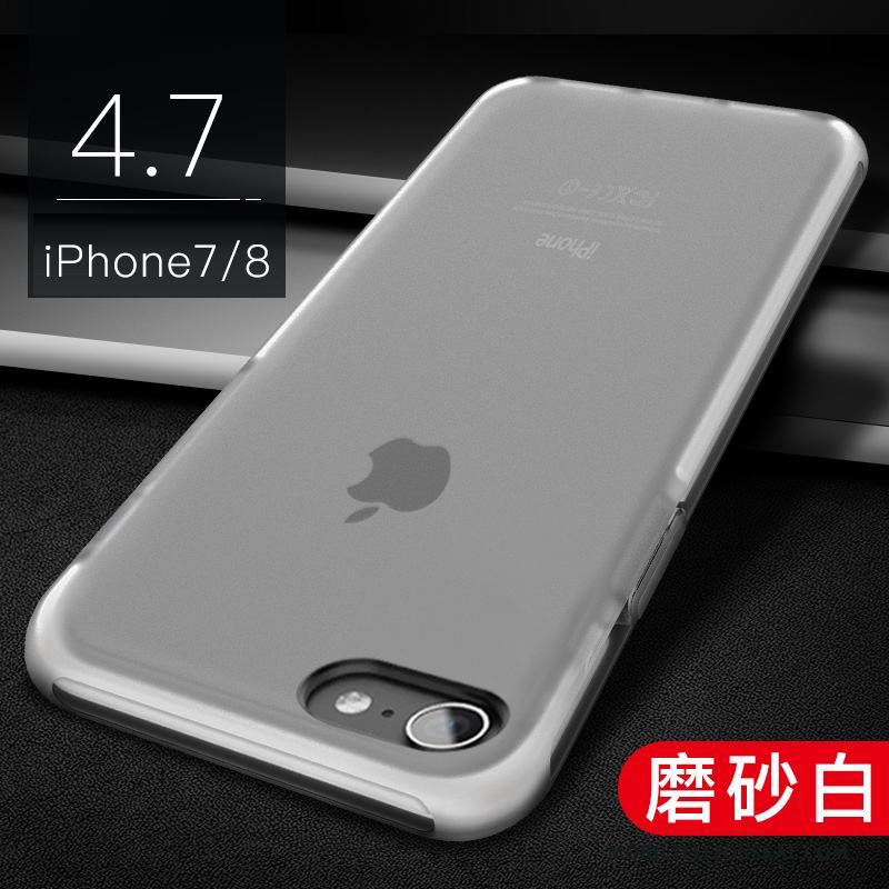 iPhone 8 Skal Telefon Ny Transparent Fallskydd Fodral Mjuk Grön