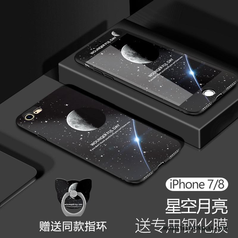 iPhone 8 Tecknat Fodral Fallskydd Skal Telefon Silikon Mjuk Ny