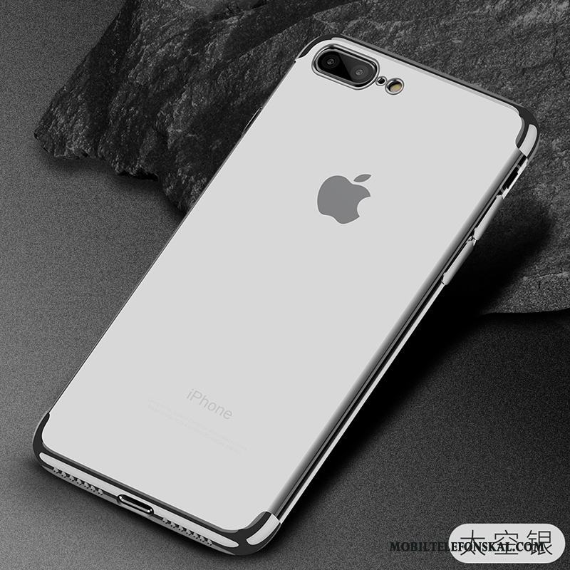 iPhone 8 Transparent Fallskydd Skal Silikon Slim Mjuk Telefon