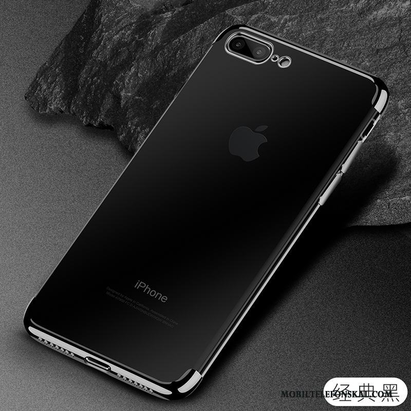 iPhone 8 Transparent Fallskydd Skal Silikon Slim Mjuk Telefon