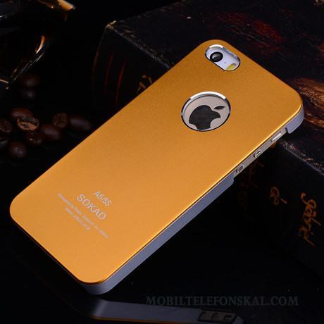 iPhone Se Nubuck Metall Purpur Trend Bakre Omslag Fodral Skal Telefon