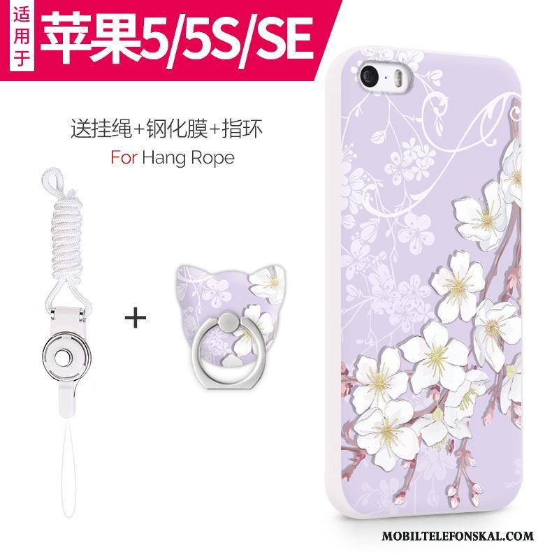 iPhone Se Silikon Skal Telefon Fodral Mobil Telefon All Inclusive Mjuk Fallskydd