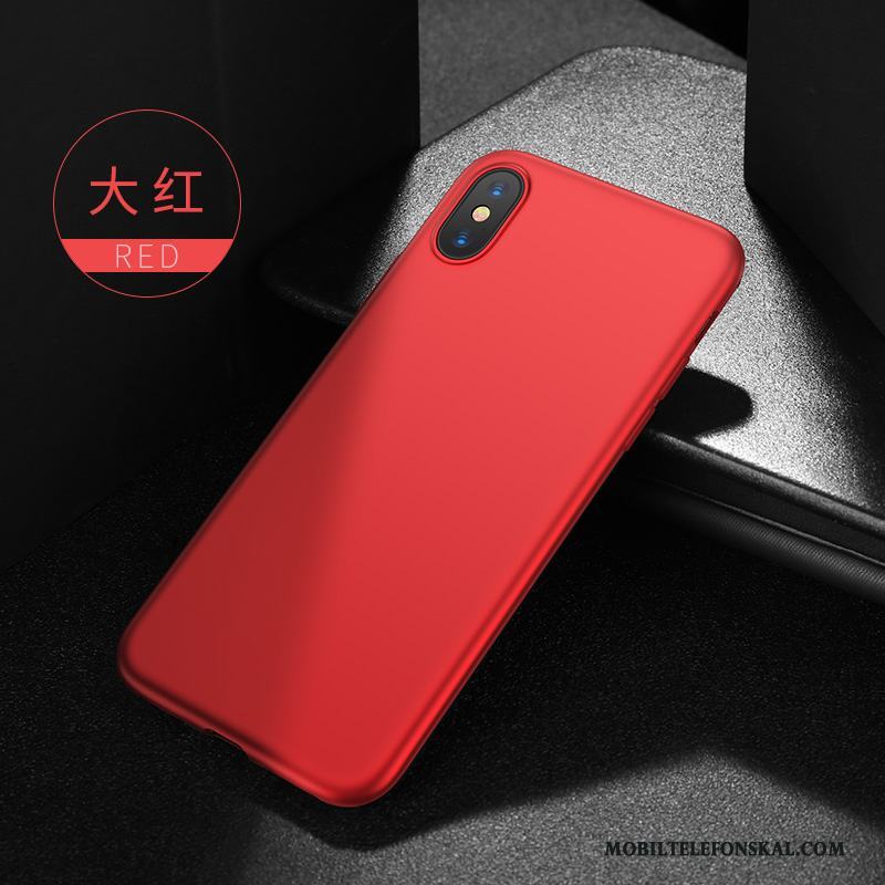 iPhone X Fodral Fallskydd Mjuk Skal Telefon Ny Silikon Nubuck