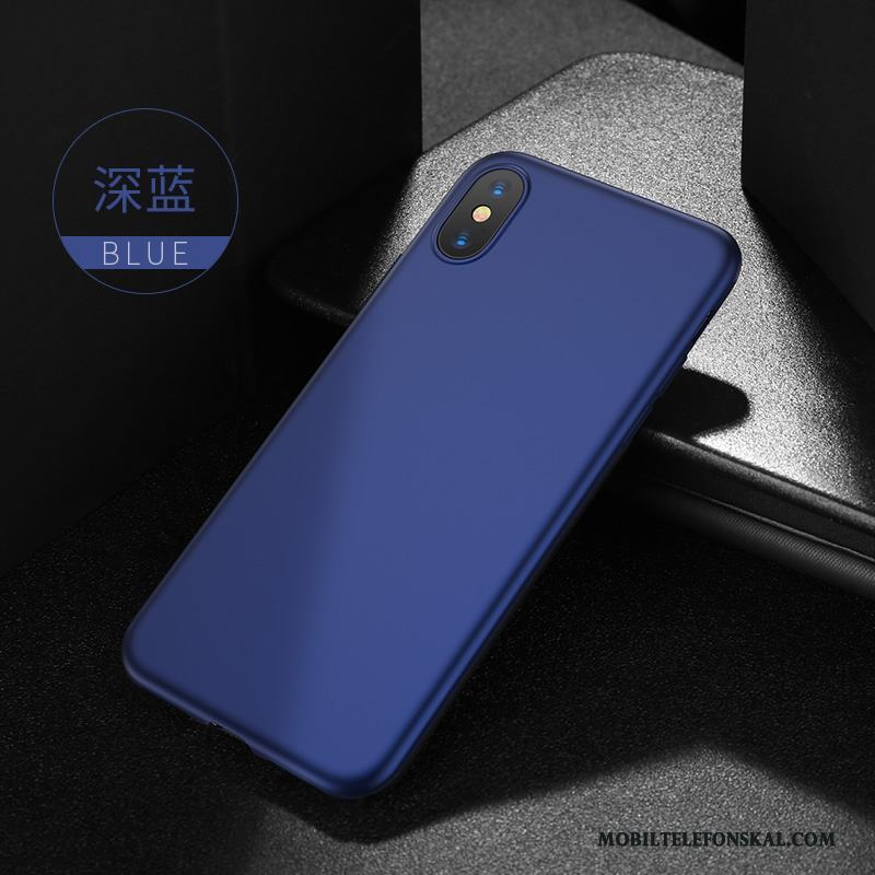 iPhone X Fodral Fallskydd Mjuk Skal Telefon Ny Silikon Nubuck