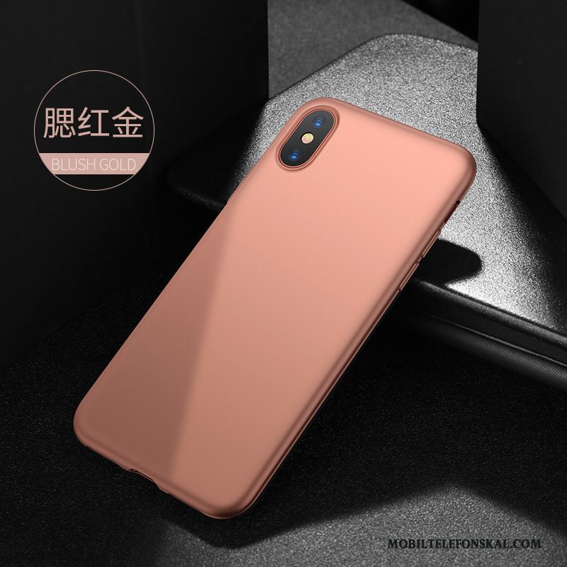 iPhone X Fodral Fallskydd Mjuk Skal Telefon Ny Silikon Nubuck