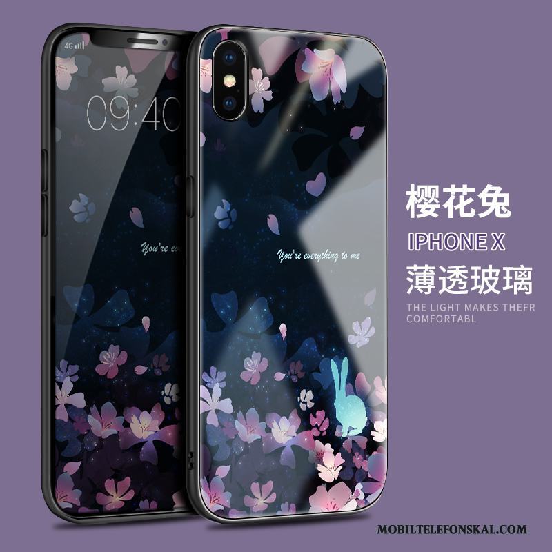 iPhone X Glas Personlighet Skal Telefon Kreativa Fallskydd All Inclusive Silikon