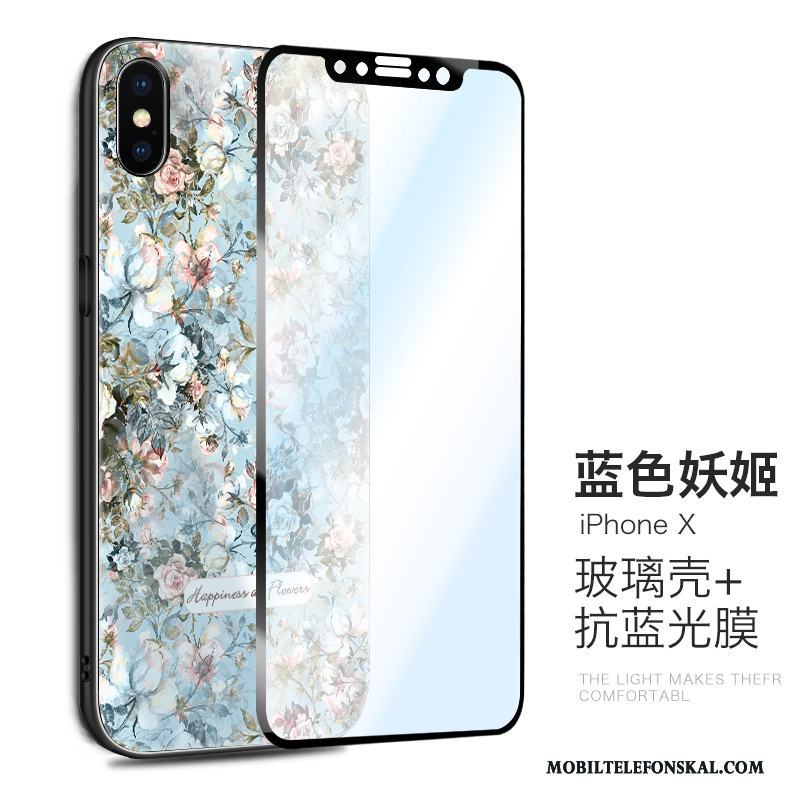 iPhone X Glas Personlighet Skal Telefon Kreativa Fallskydd All Inclusive Silikon