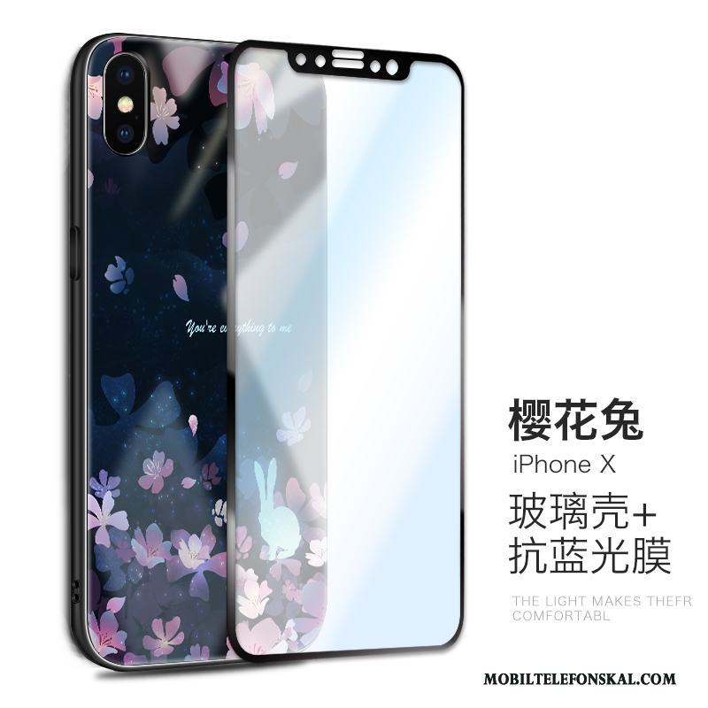 iPhone X Glas Personlighet Skal Telefon Kreativa Fallskydd All Inclusive Silikon