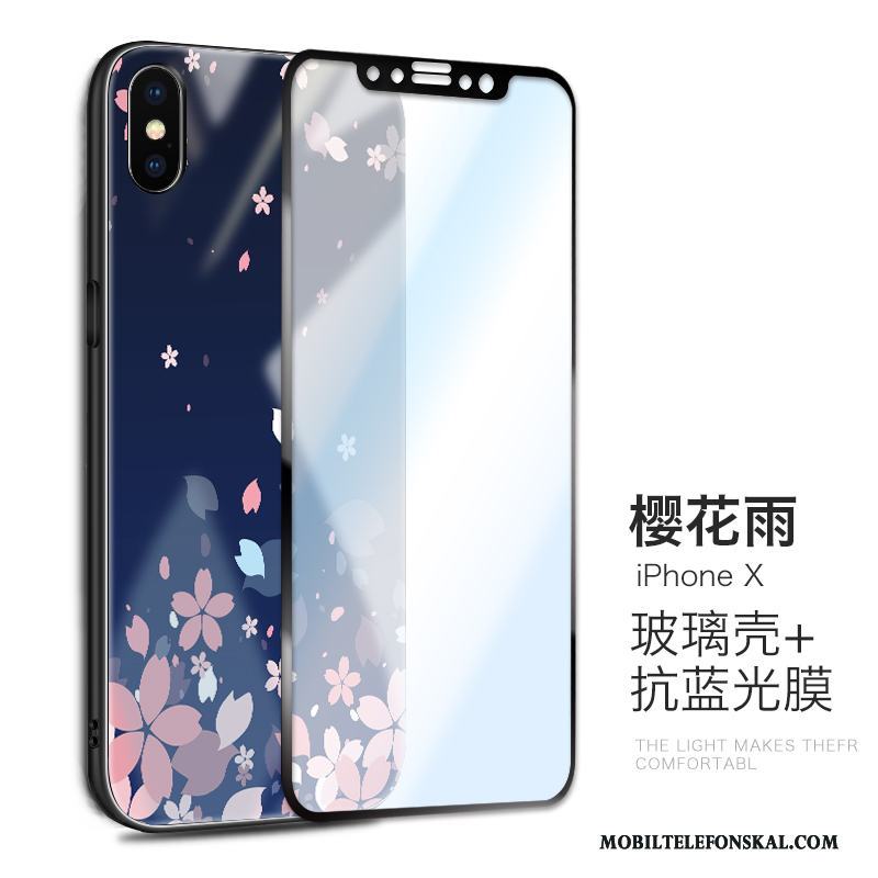 iPhone X Glas Personlighet Skal Telefon Kreativa Fallskydd All Inclusive Silikon