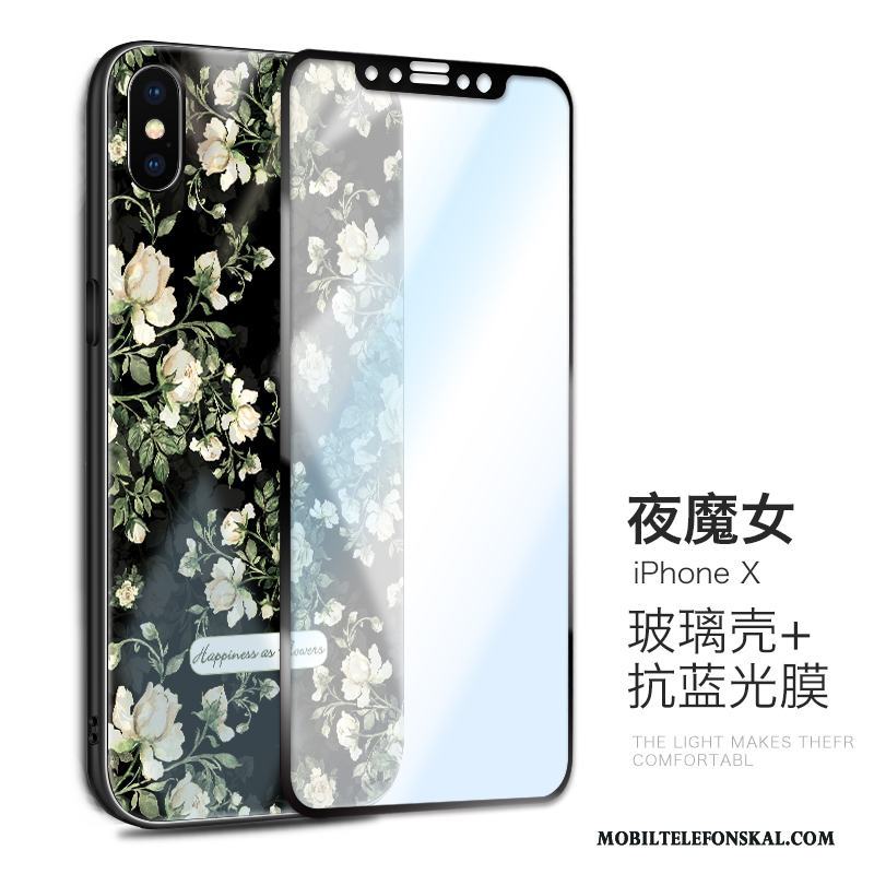 iPhone X Glas Personlighet Skal Telefon Kreativa Fallskydd All Inclusive Silikon