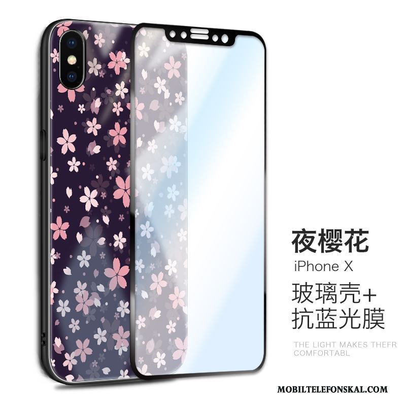 iPhone X Glas Personlighet Skal Telefon Kreativa Fallskydd All Inclusive Silikon