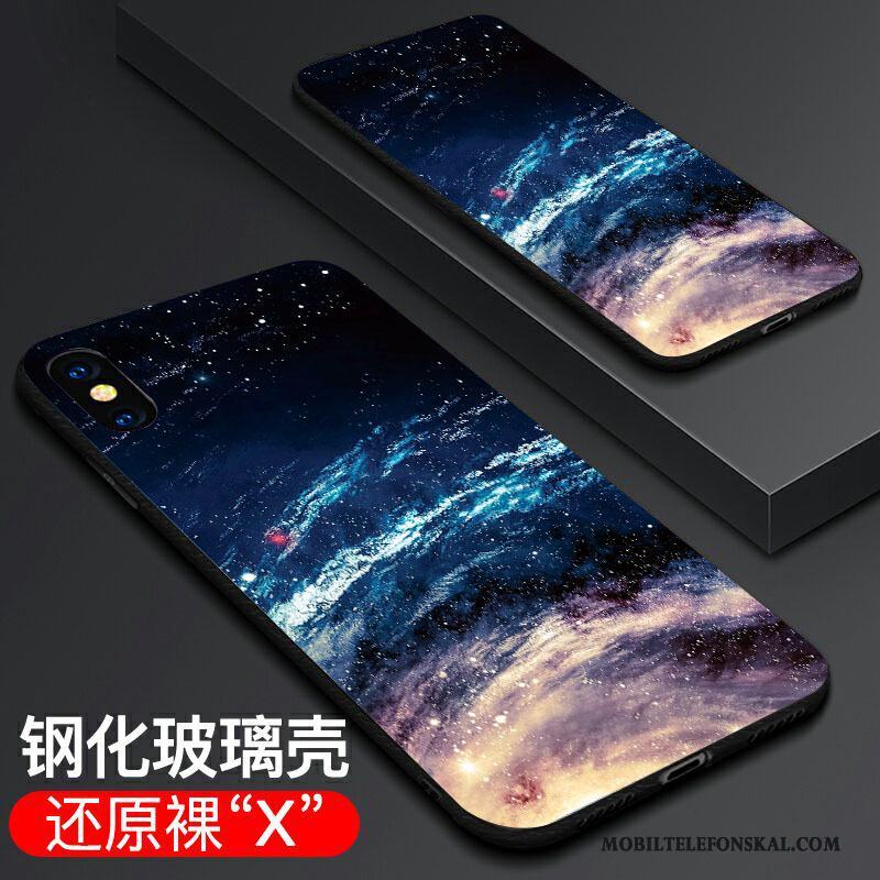 iPhone X Skal Skydd Ny Fallskydd Glas All Inclusive Trend Fodral