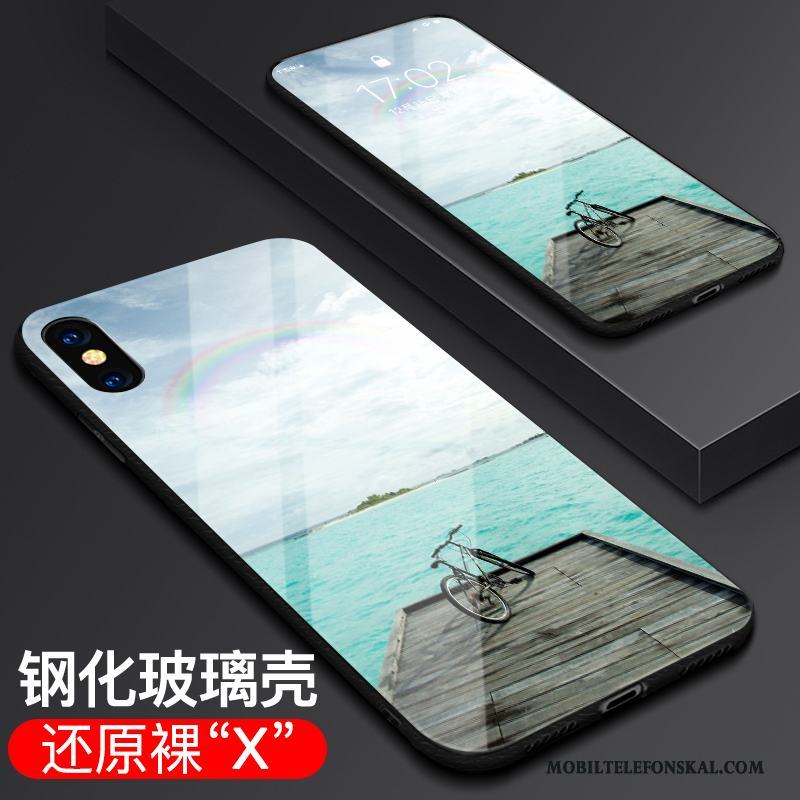 iPhone X Skal Skydd Ny Fallskydd Glas All Inclusive Trend Fodral