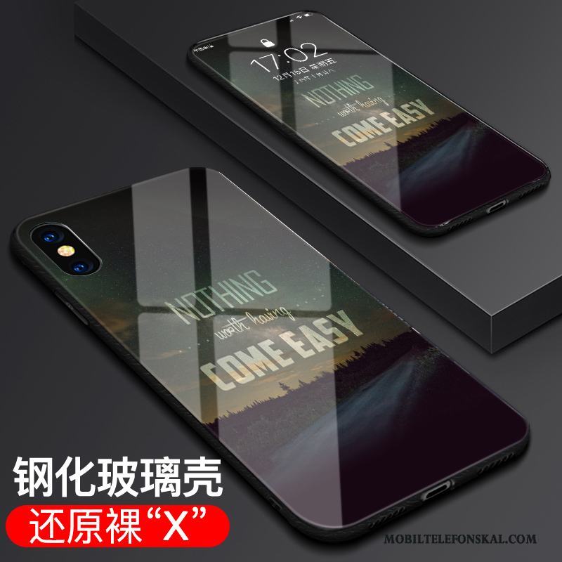 iPhone X Skal Skydd Ny Fallskydd Glas All Inclusive Trend Fodral