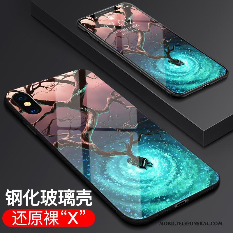 iPhone X Skal Skydd Ny Fallskydd Glas All Inclusive Trend Fodral