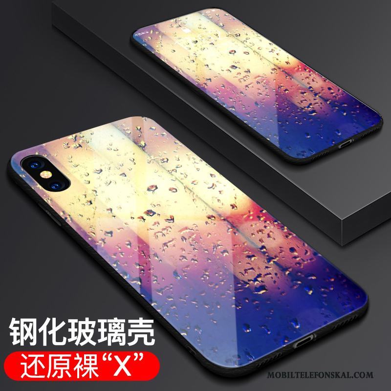 iPhone X Skal Skydd Ny Fallskydd Glas All Inclusive Trend Fodral