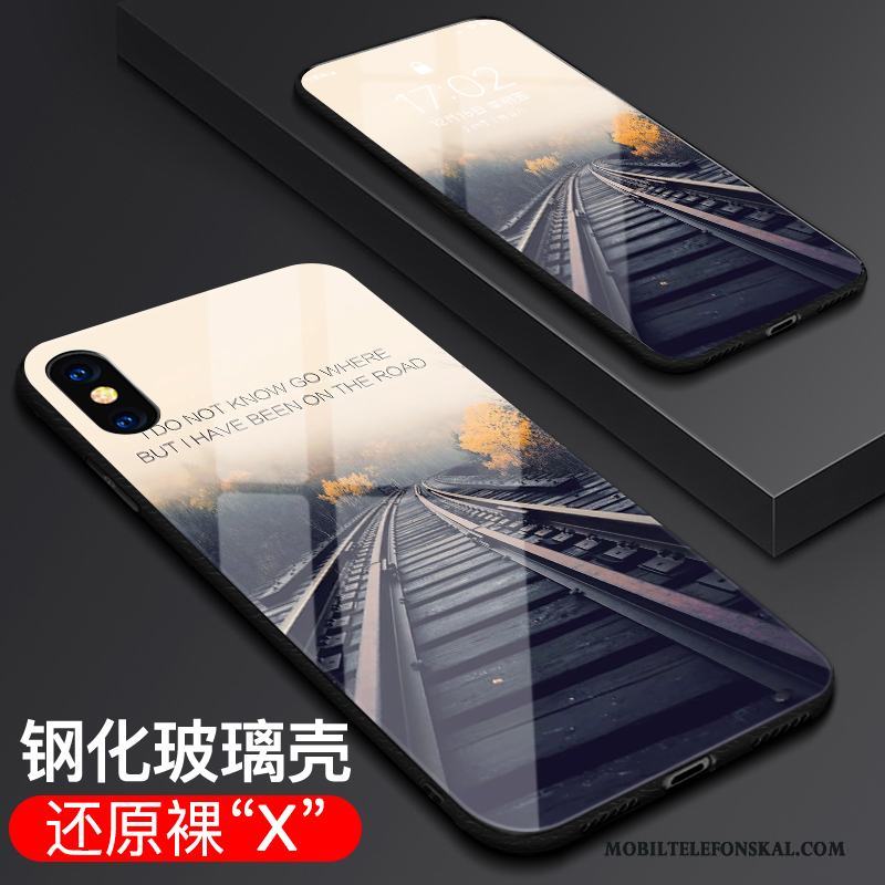 iPhone X Skal Skydd Ny Fallskydd Glas All Inclusive Trend Fodral