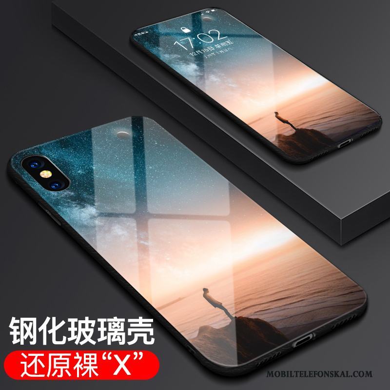 iPhone X Skal Skydd Ny Fallskydd Glas All Inclusive Trend Fodral