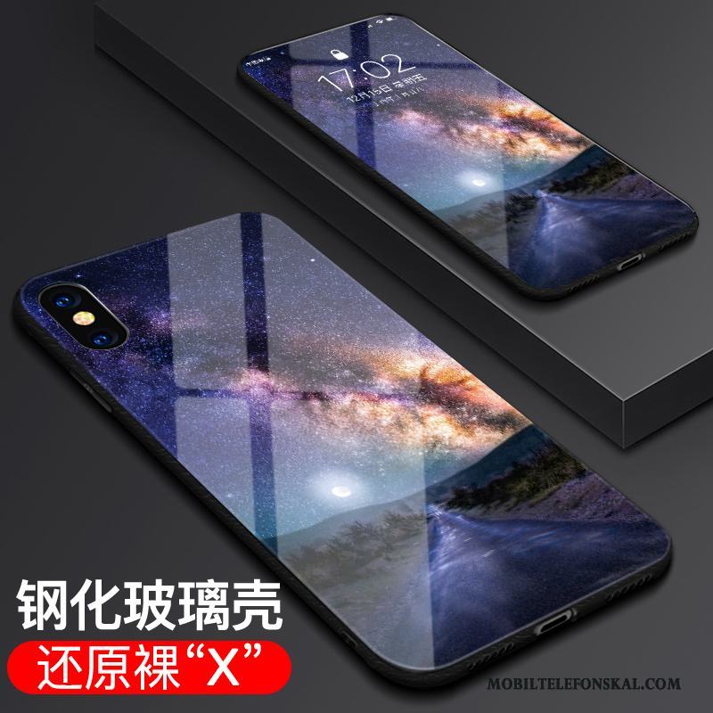 iPhone X Skal Skydd Ny Fallskydd Glas All Inclusive Trend Fodral