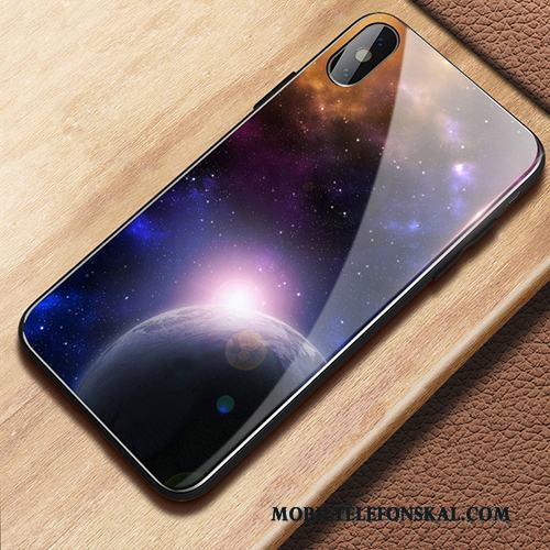 iPhone X Skal Telefon Fallskydd Fodral All Inclusive Purpur Personlighet Ny