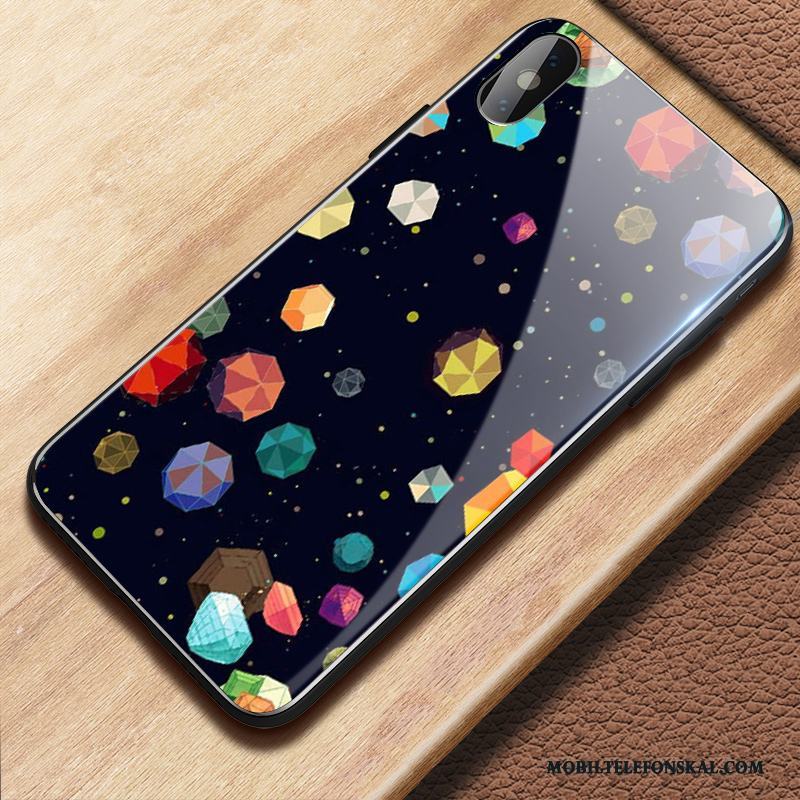 iPhone X Skal Telefon Fallskydd Fodral All Inclusive Purpur Personlighet Ny