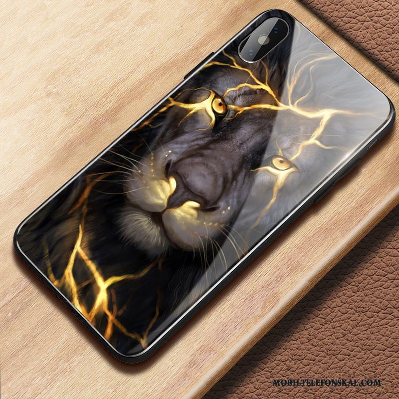 iPhone X Skal Telefon Fallskydd Fodral All Inclusive Purpur Personlighet Ny