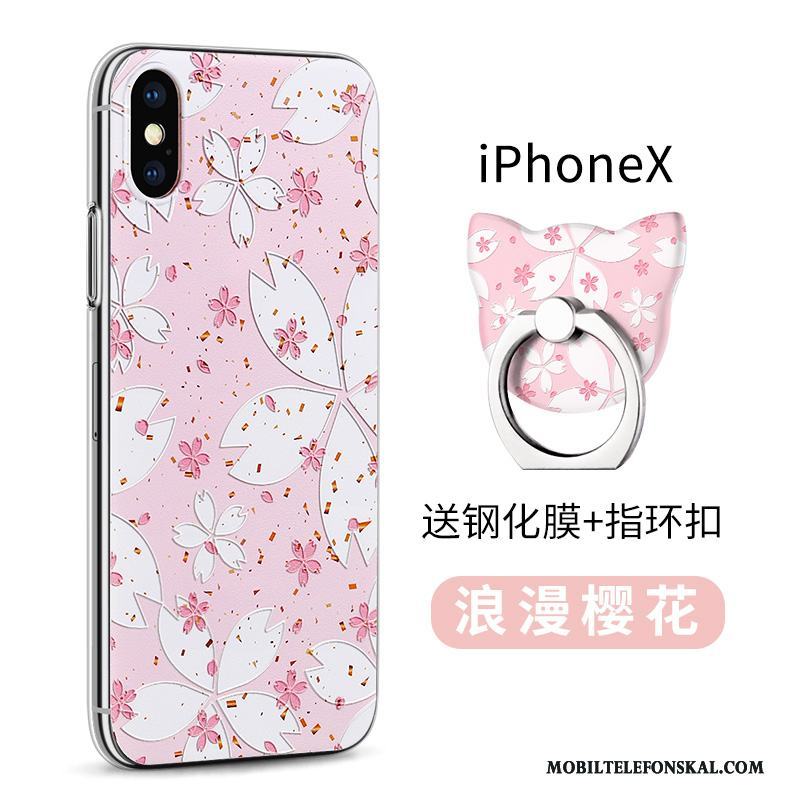 iPhone X Skal Telefon Ny Silikon Transparent Grön Skydd Fodral