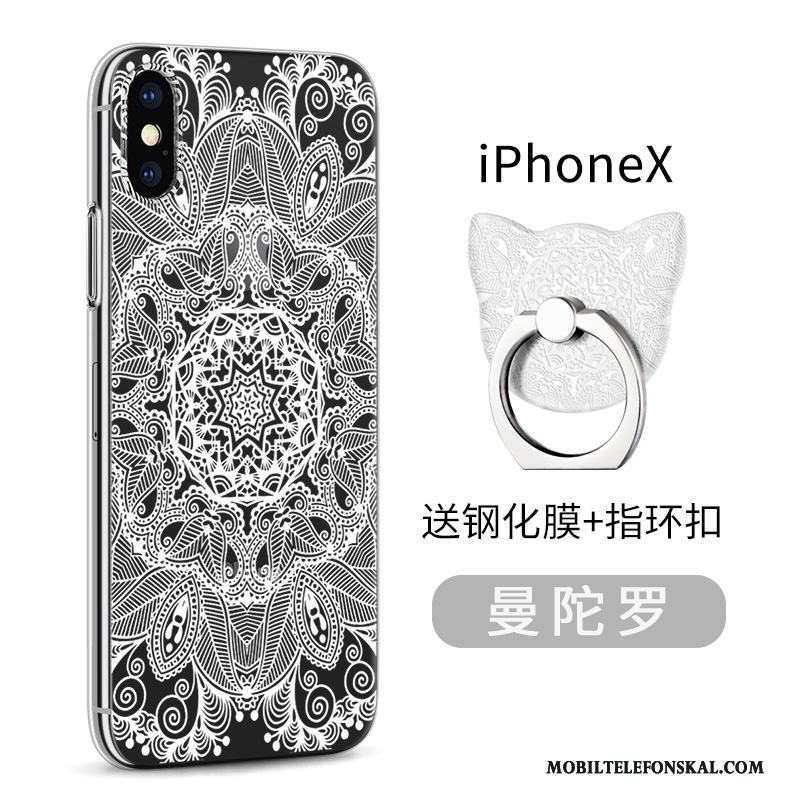 iPhone X Skal Telefon Ny Silikon Transparent Grön Skydd Fodral