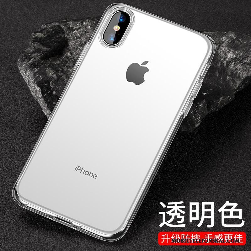 iPhone X Skal Telefon Svart Ny Transparent Slim Fodral Mjuk