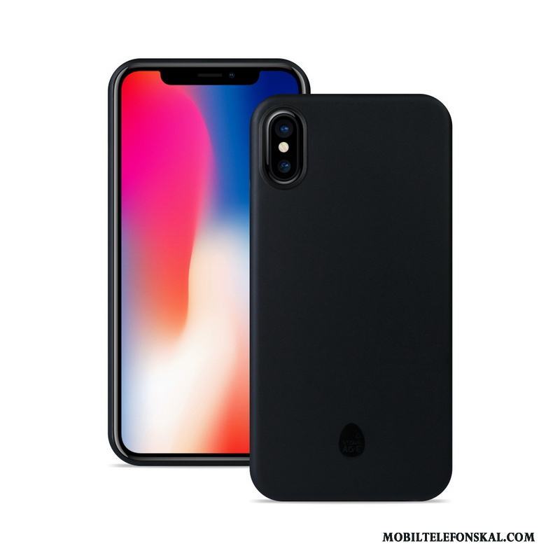 iPhone X Slim Skal Telefon Skydd Orange Nubuck