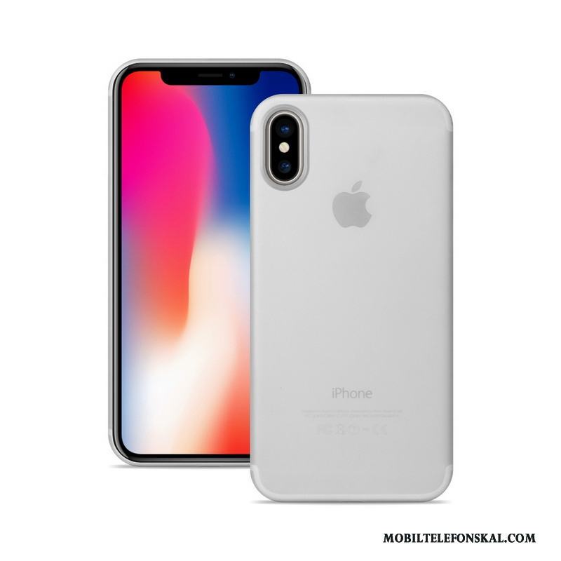 iPhone X Slim Skal Telefon Skydd Orange Nubuck