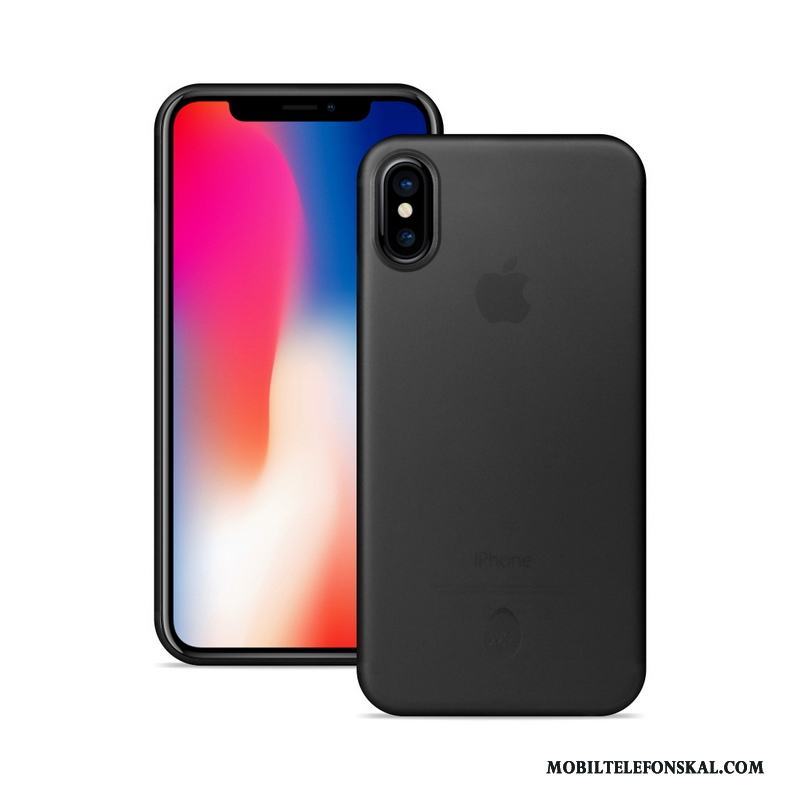 iPhone X Slim Skal Telefon Skydd Orange Nubuck