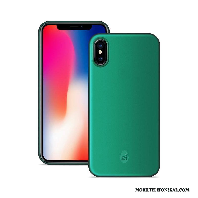 iPhone X Slim Skal Telefon Skydd Orange Nubuck