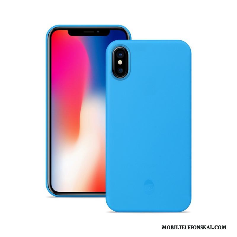 iPhone X Slim Skal Telefon Skydd Orange Nubuck