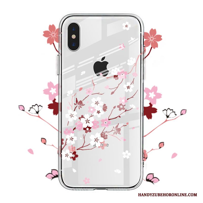 iPhone Xs Max All Inclusive Transparent Kreativa Trend Varumärke Skal Telefon Mjuk Slim