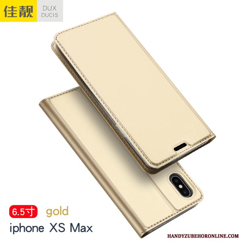 iPhone Xs Max Skal Kort Business Fodral Rosa Mobil Telefon Ny Fallskydd