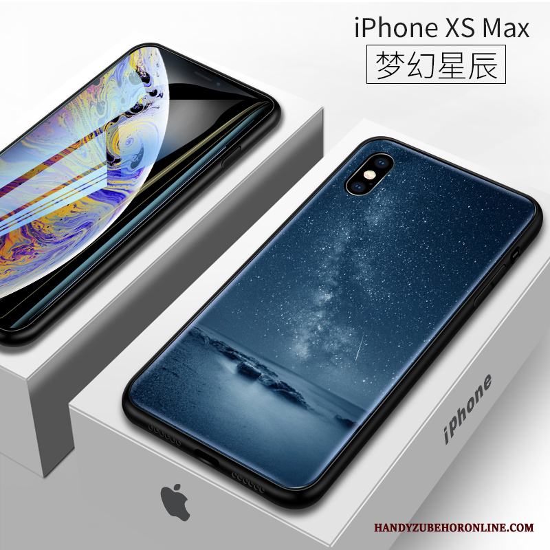 iPhone Xs Max Trend Varumärke Slim Nubuck Skal Telefon Mjuk Silikon All Inclusive