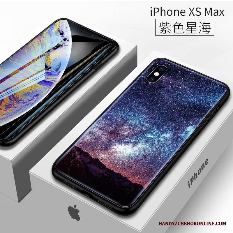 iPhone Xs Max Trend Varumärke Slim Nubuck Skal Telefon Mjuk Silikon All Inclusive