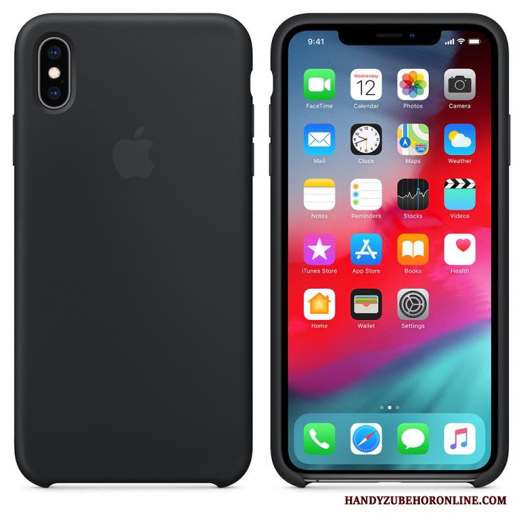 iPhone Xs Mobil Telefon Fallskydd Autentiska Skal Telefon Silikon Trend Fodral