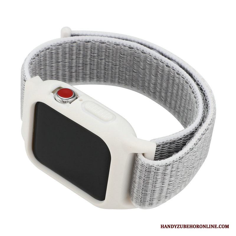 Apple Watch Series 1 Skydd Vit Skal Nylon