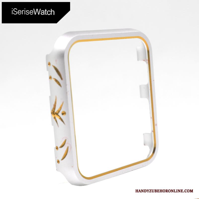 Apple Watch Series 2 Skal Silver Guld Skydd Fallskydd Fodral Metall