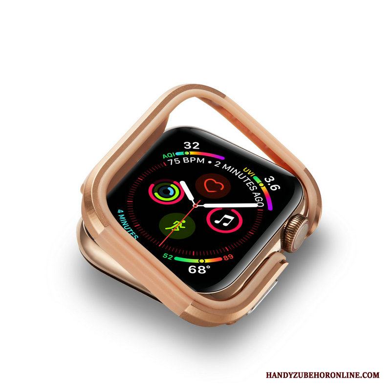 Apple Watch Series 4 Fallskydd Metall Guld Skal Frame