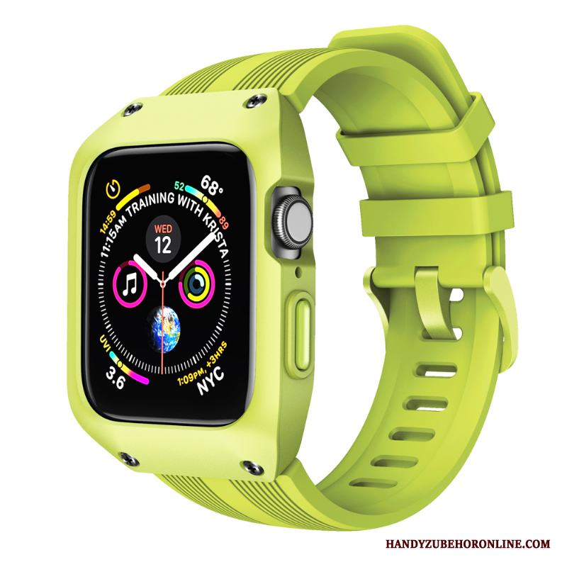 Apple Watch Series 4 Grön Skal Fodral Sport Kreativa Skydd Fallskydd