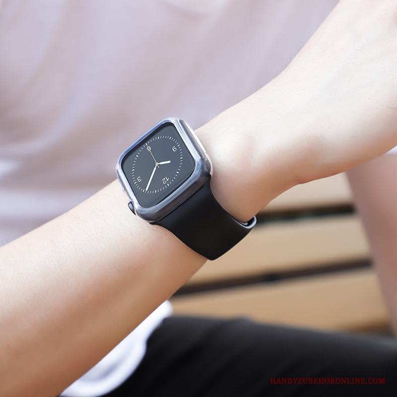 Apple Watch Series 4 Svart Skal Cool Ny Sport Skydd Silikon