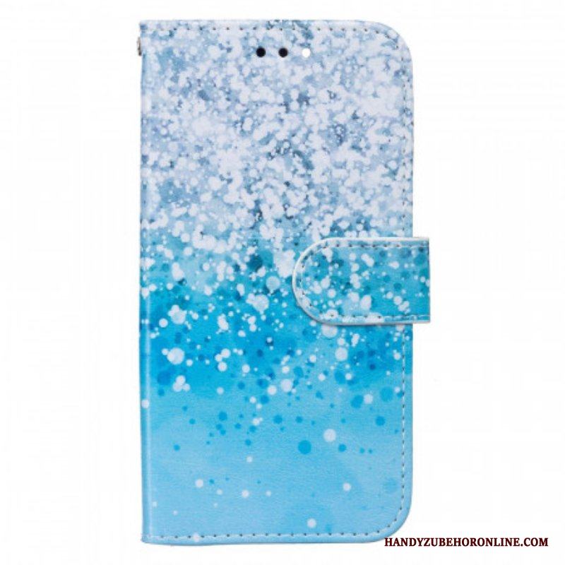 Fodral Samsung Galaxy A13 5G / A04s Blå Glittergradient