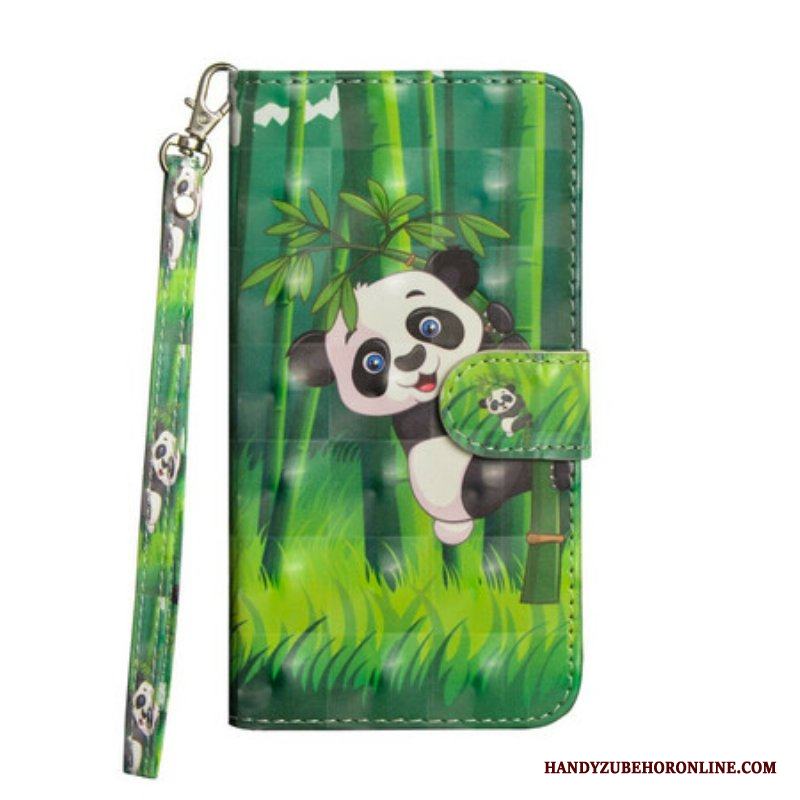Fodral Samsung Galaxy A42 5G Panda Och Bambu