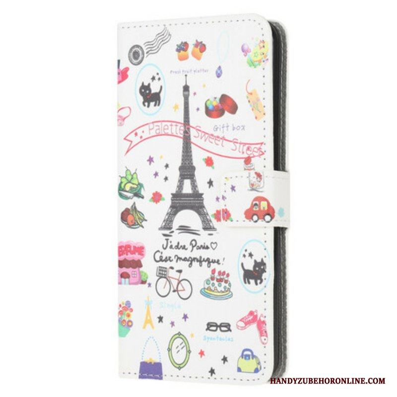Fodral Samsung Galaxy M12 / A12 Jag Älskar Paris