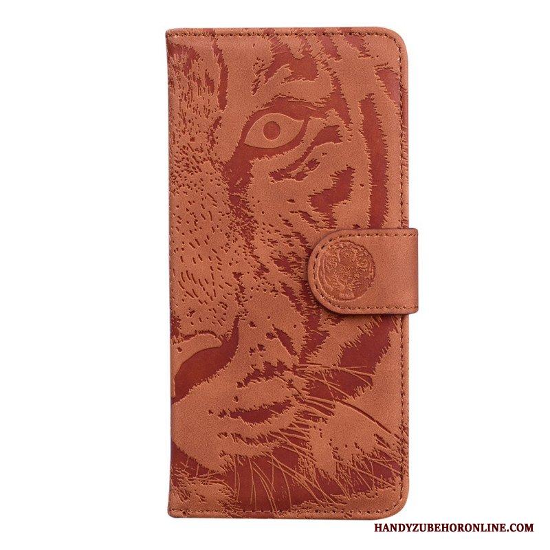 Fodral Samsung Galaxy M32 Tiger Face Print