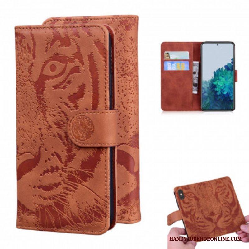 Fodral Samsung Galaxy S21 5G Tiger Face Print